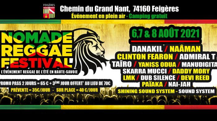 Nomade Reggae Festival les 6, 7 et 8 août