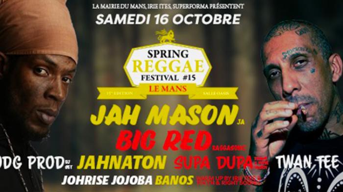 Spring Reggae Fest au Mans avec Jah Mason et Big Red