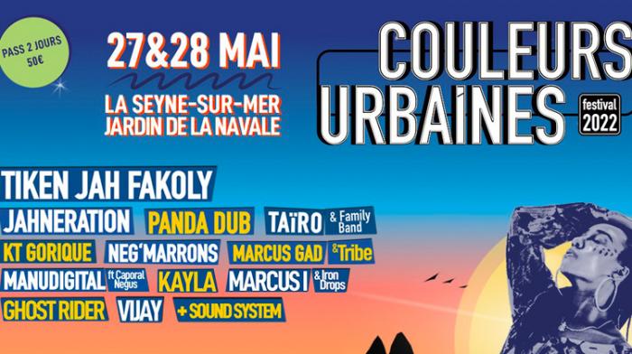 Gros line up pour le festival Couleurs Urbaines