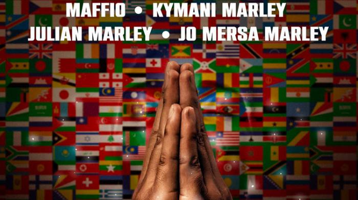 Maffio avec Ky-Mani, Julian et Jo Mersa Marley
