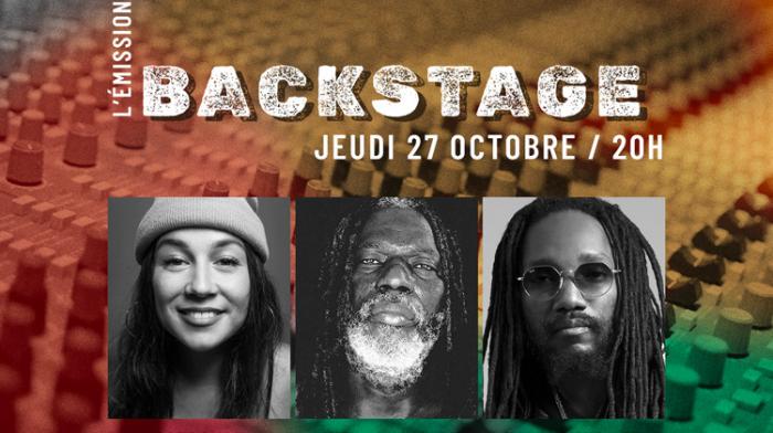 Backstage jeudi avec Tiken Jah Fakoly, Sara Lugo et Kabaka Pyramid