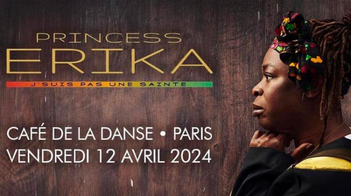 Princess Erika au Café de la Danse le 12 avril