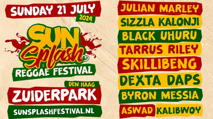 Sun Splash Festival à La Haye avec Sizzla et Tarrus Riley