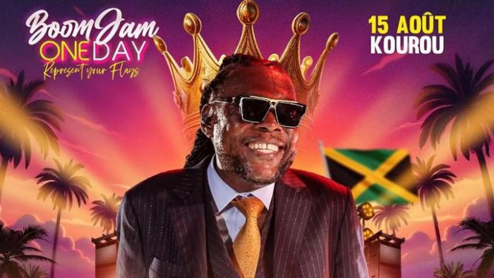 Vybz Kartel au Boom Jam à Kourou le 15 août