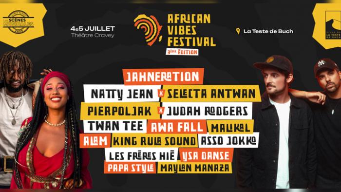African Vibes Festival 2025 les 4 & 5 juillet au Bassin d'Arcachon
