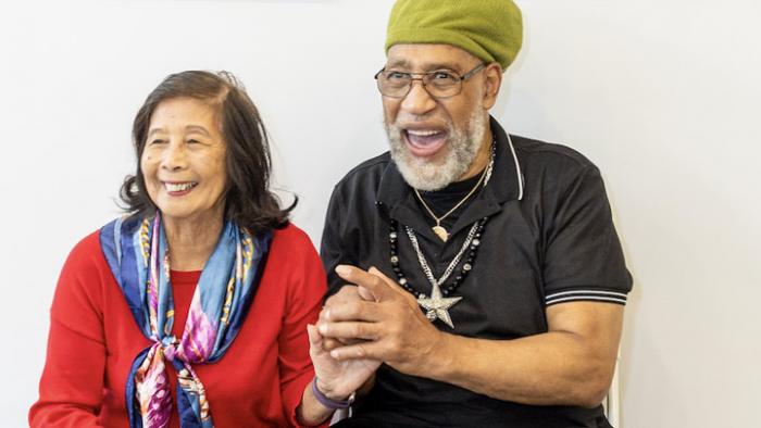 DJ Kool Herc avec l'Alpha School of Music Band chez VP à New York
