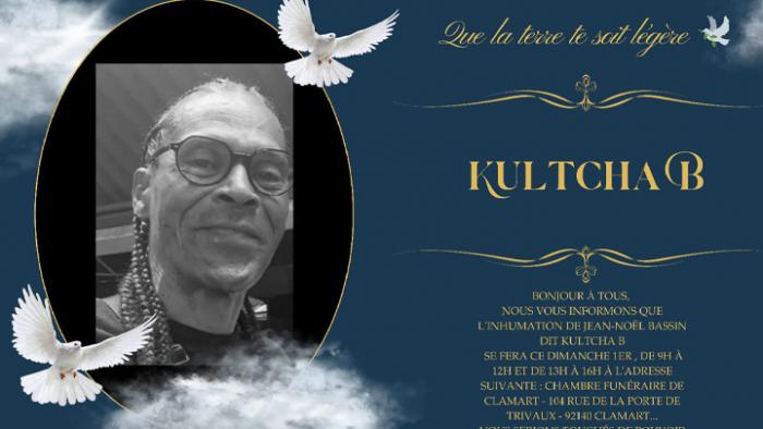 Kultcha B : hommage et inhumation