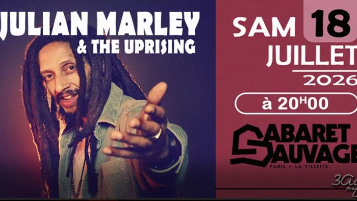 Julian Marley en concert le 18 juillet au Cabaret Sauvage