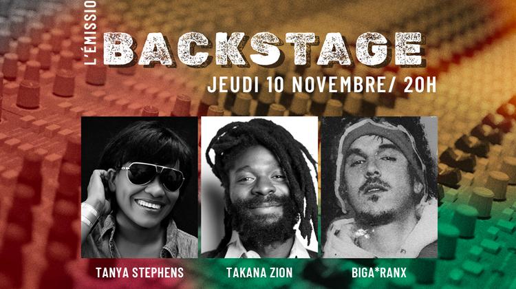 Backstage avec Takana, Tanya et Biga