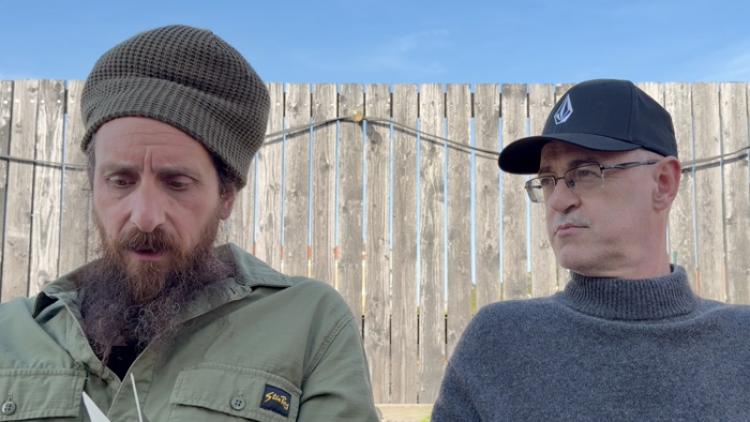 Alexandre Grondeau avec Judah Roger